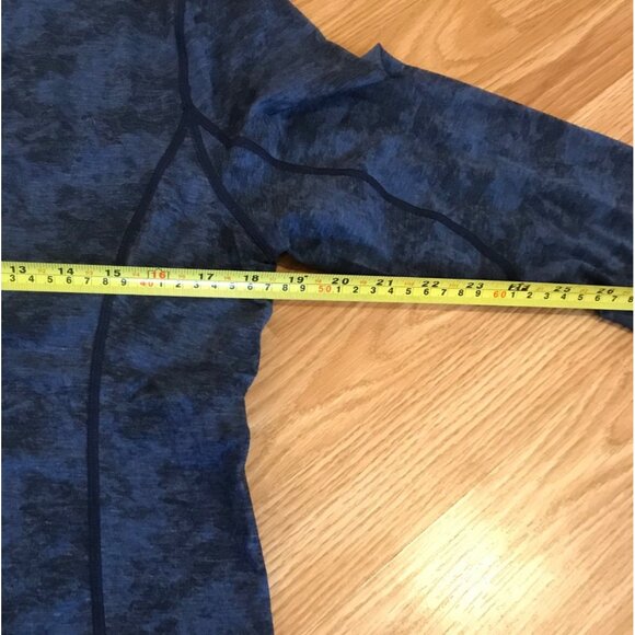 Paradox Mens Blue Camo Quarter-Zip Long Sleeve Shirt XL Polyester & Merino Wool - Picture 9 of 9